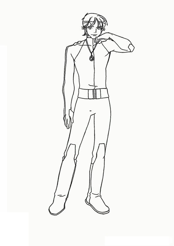 Online coloring book: Blaine, Totally Spies